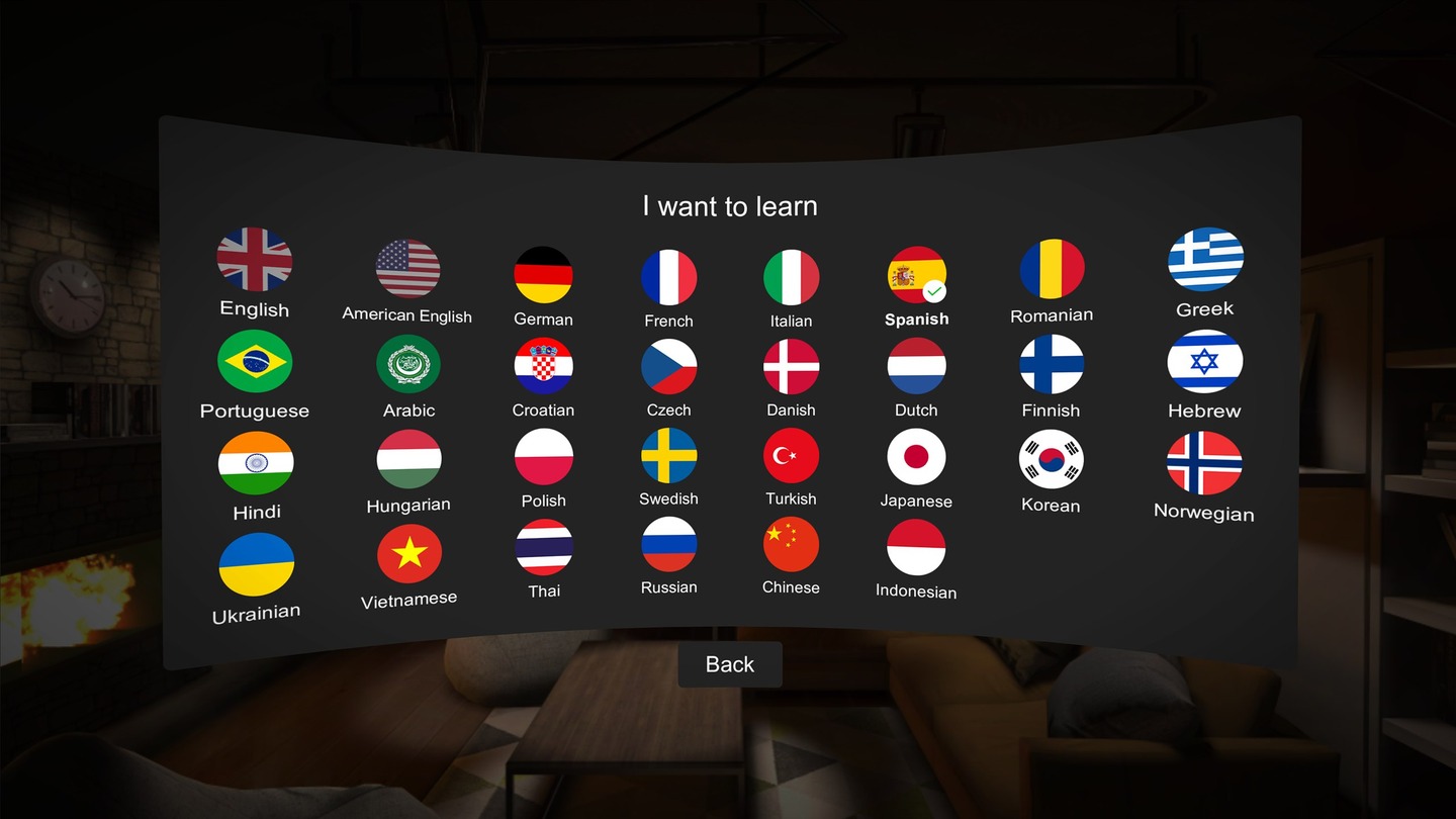 Mondly: Practice Languages in VR Screenshot 0
