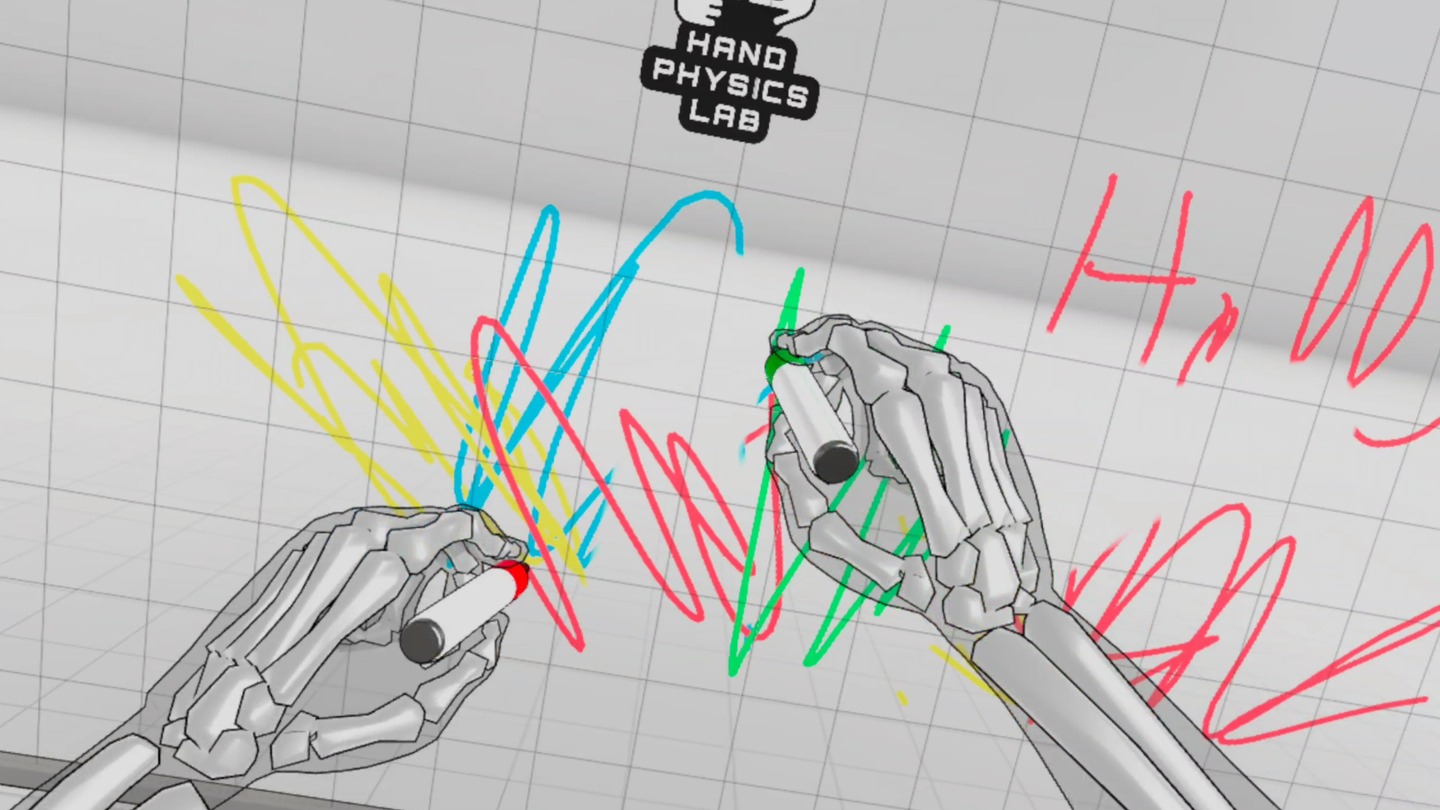 Hand Physics Lab Screenshot 2
