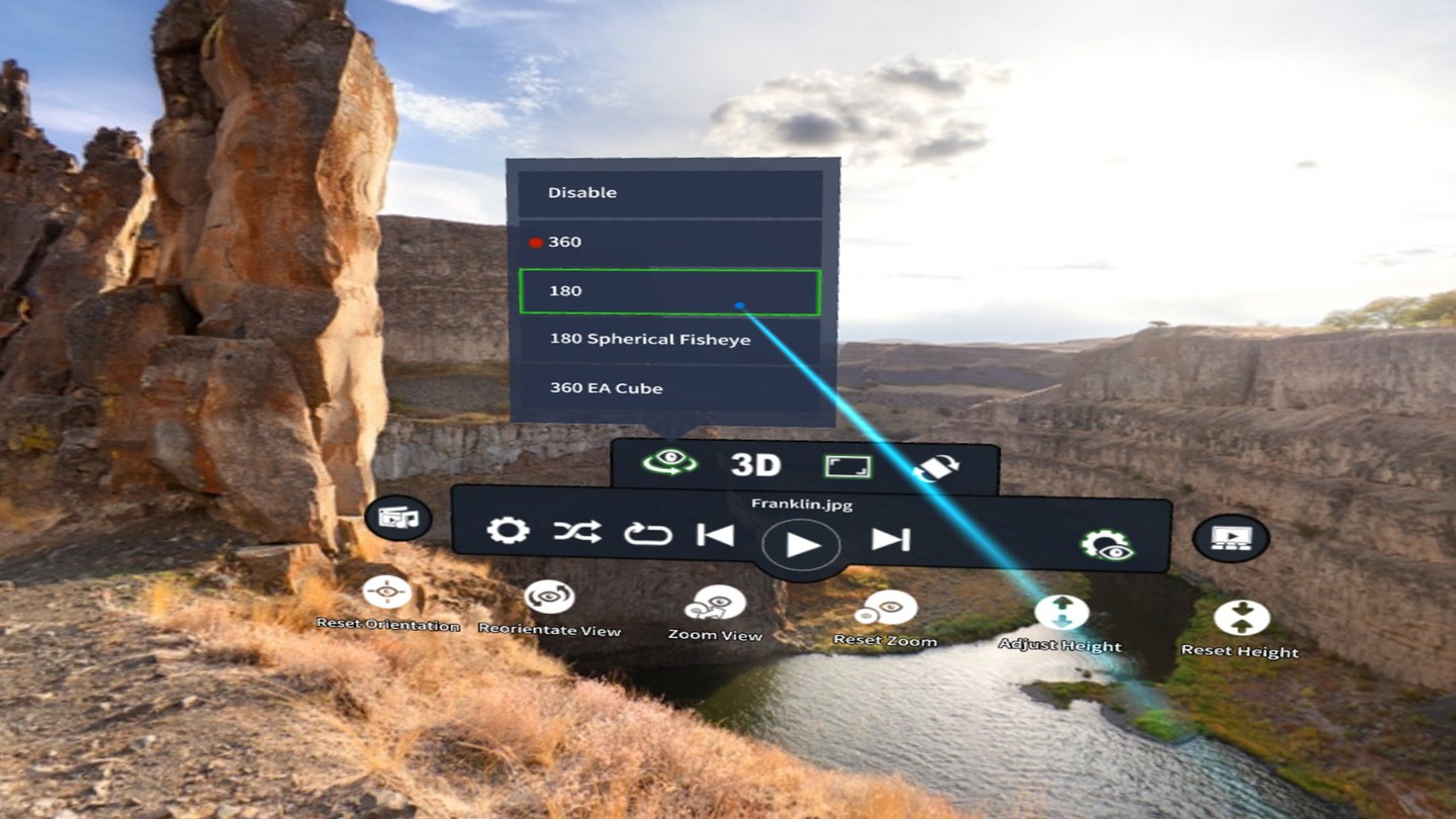 Pigasus VR Media Player Screenshot 3