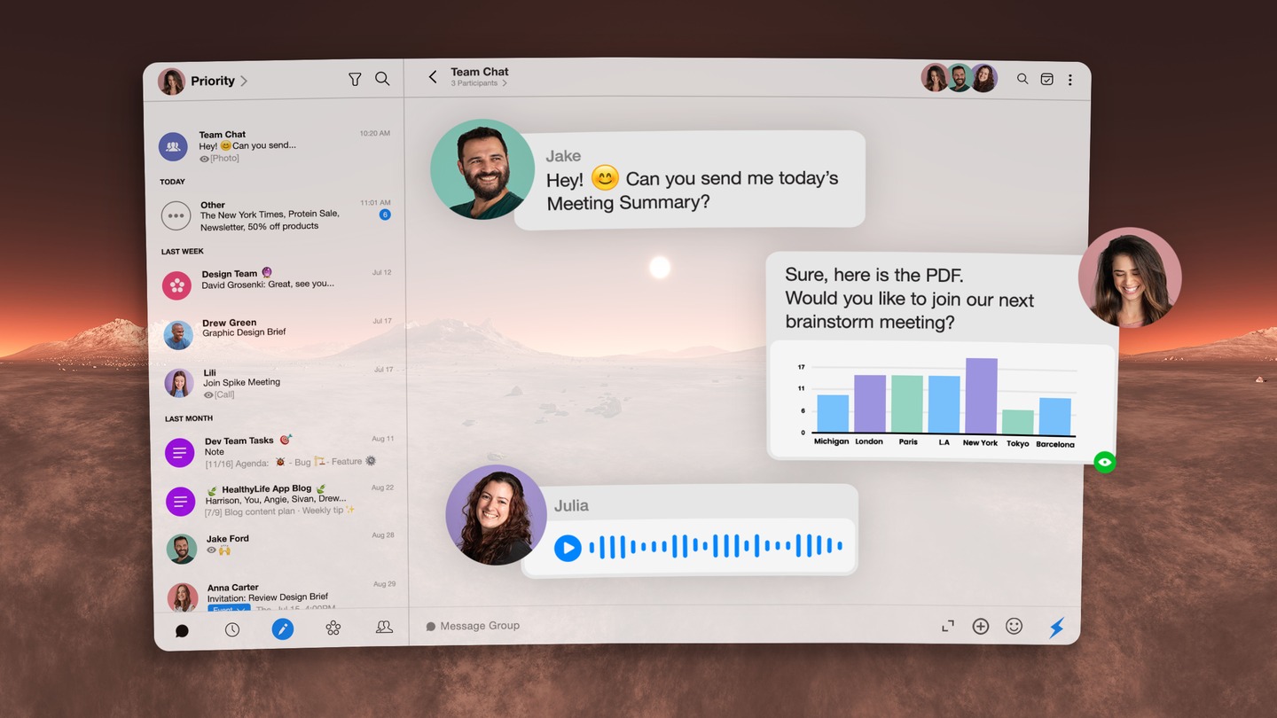 Spike Email - Mail & Team Chat Screenshot 0