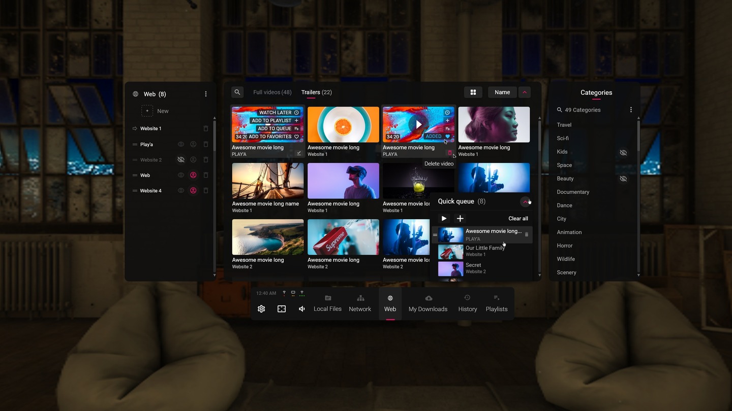 PLAY'A Video Player Screenshot 2