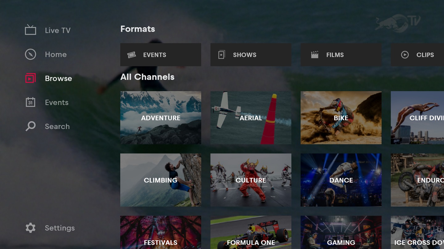 Red Bull TV Screenshot 1