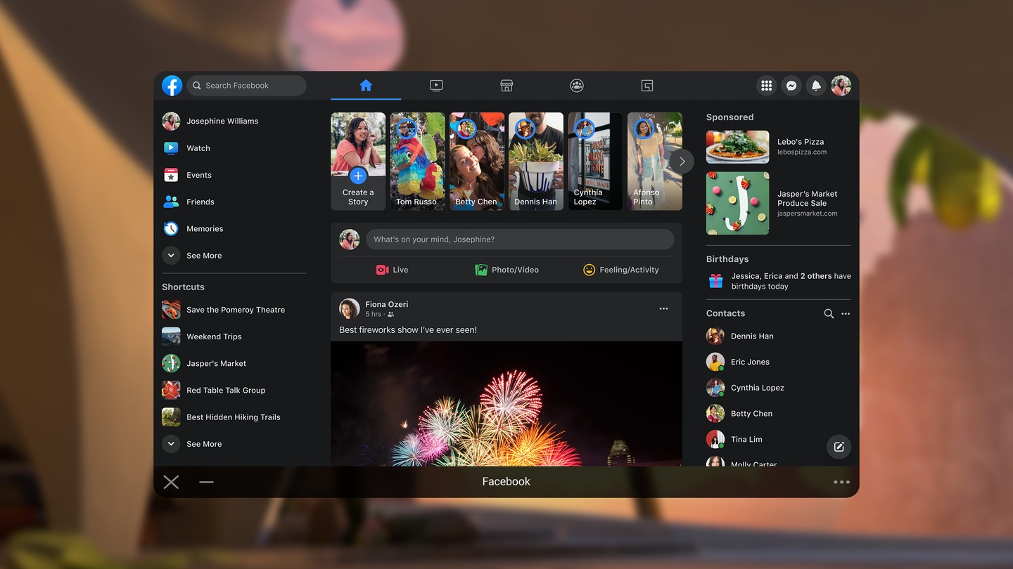 Facebook (Beta) Screenshot 1