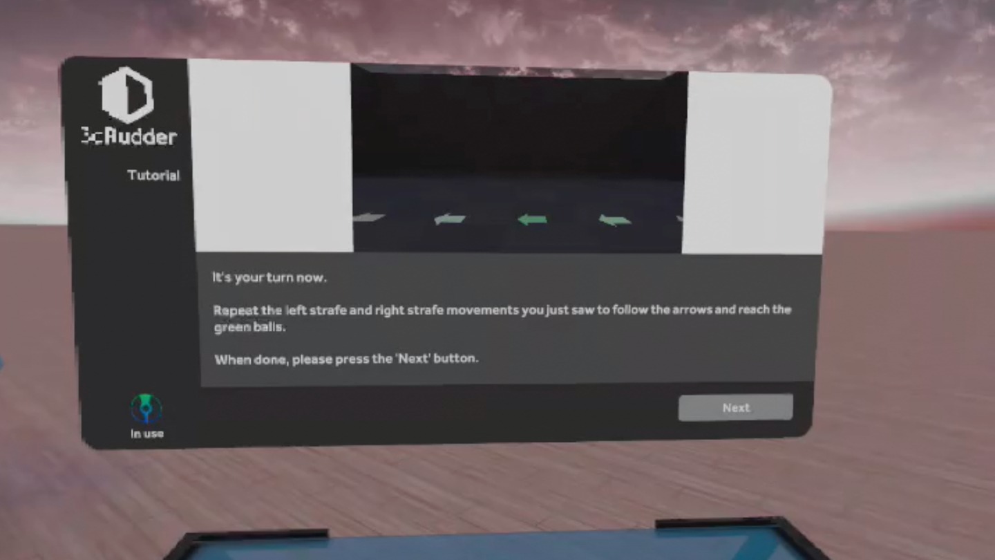 3dRudder Setup & Tutorial Screenshot 1