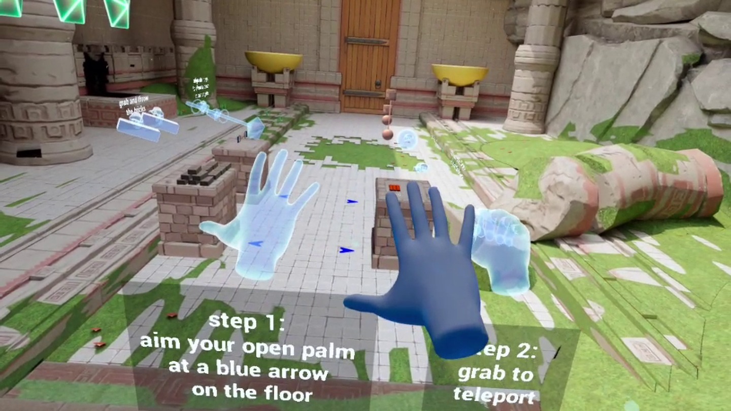 Oculus Hand Gameplay Showcase for Unreal Screenshot 0