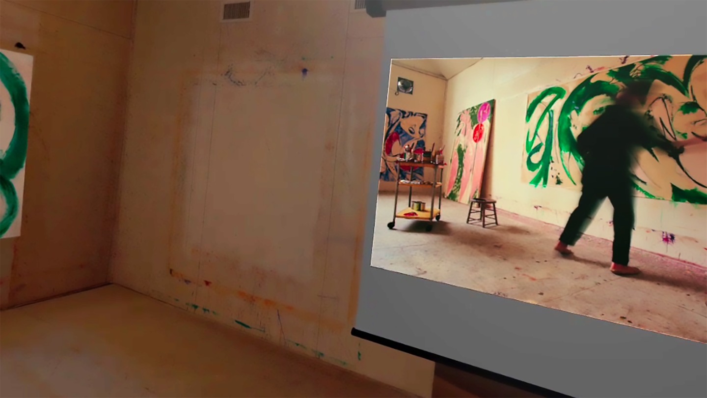 Tracing Paint - The Pollock Krasner Studio in Virtual Reality Screenshot 4