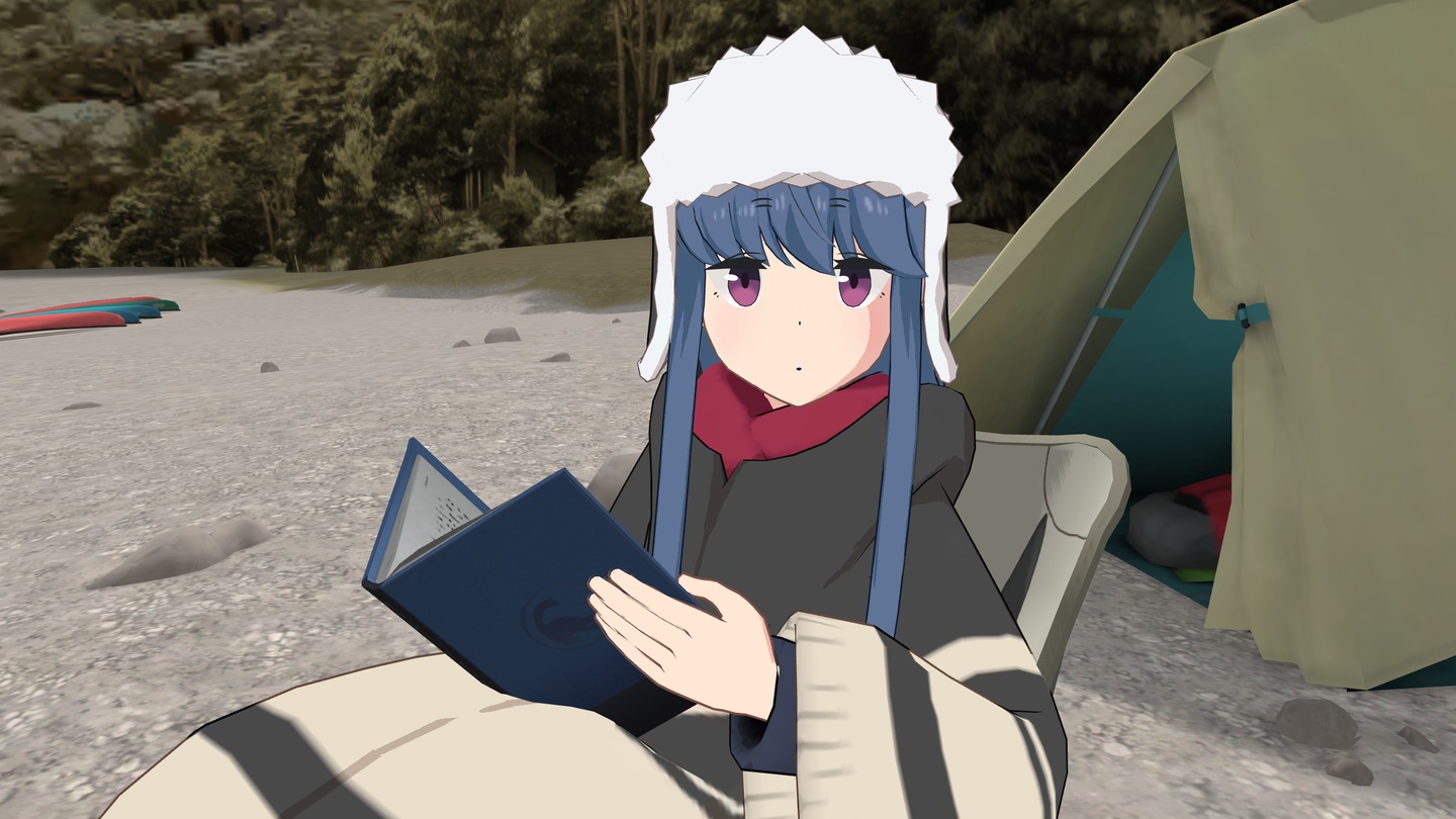 Laid-Back Camp - Virtual - Lake Motosu Screenshot 1