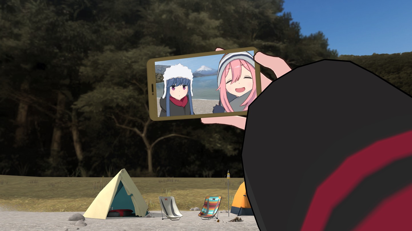 Laid-Back Camp - Virtual - Lake Motosu Screenshot 2