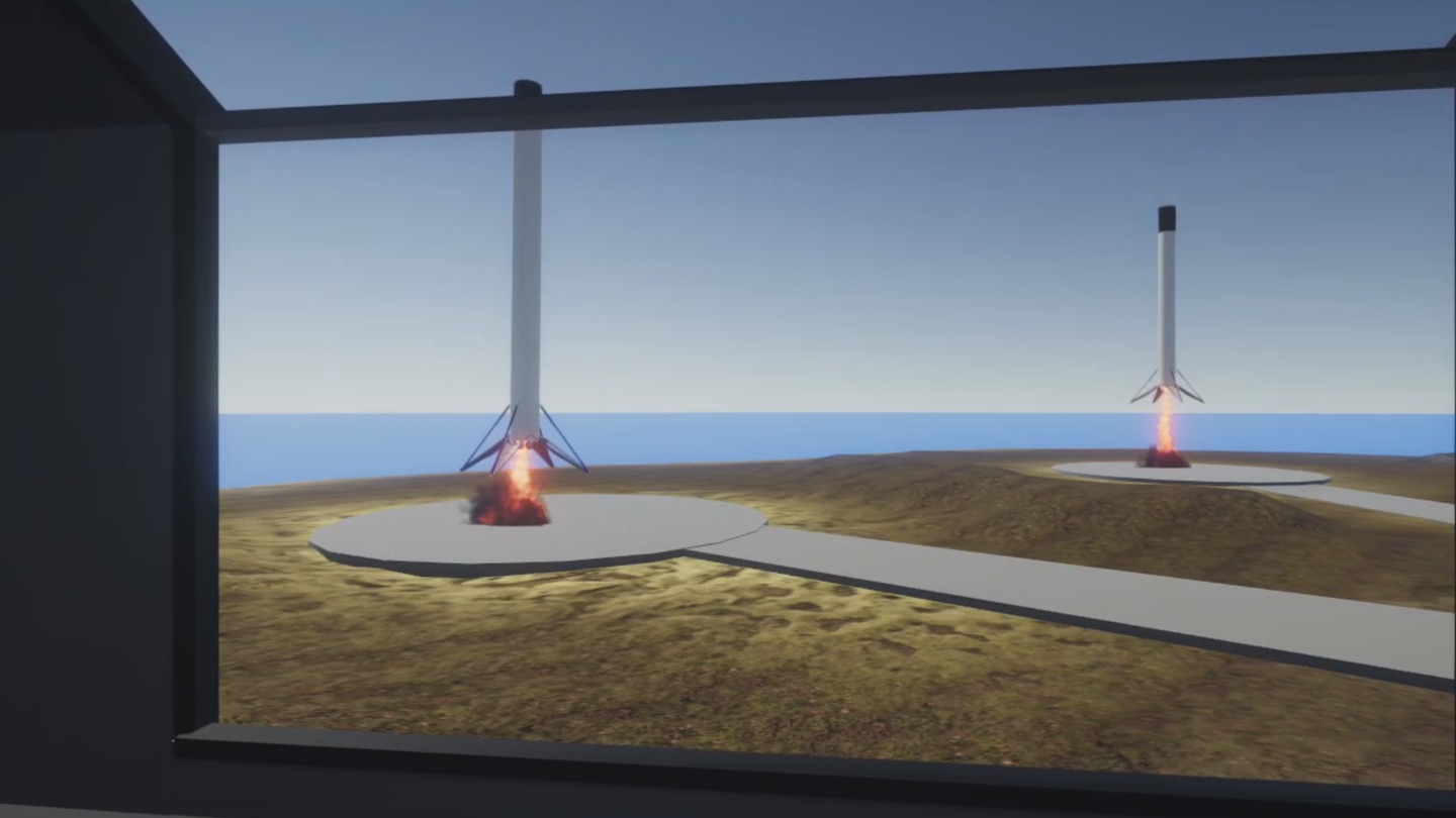 Falcon9 Landing Simulator Screenshot 1