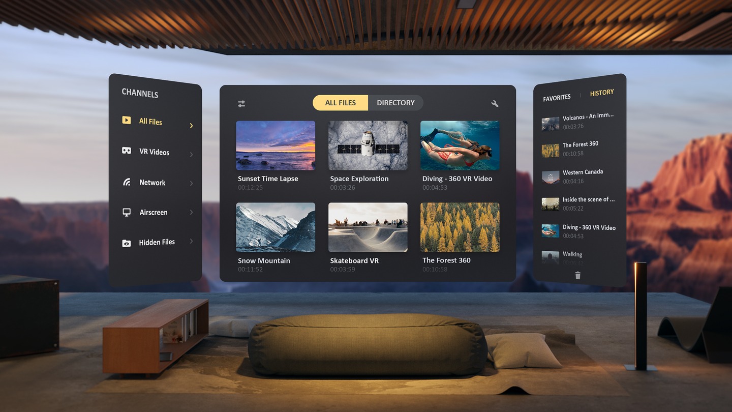 SKYBOX VR Video Player Screenshot 2