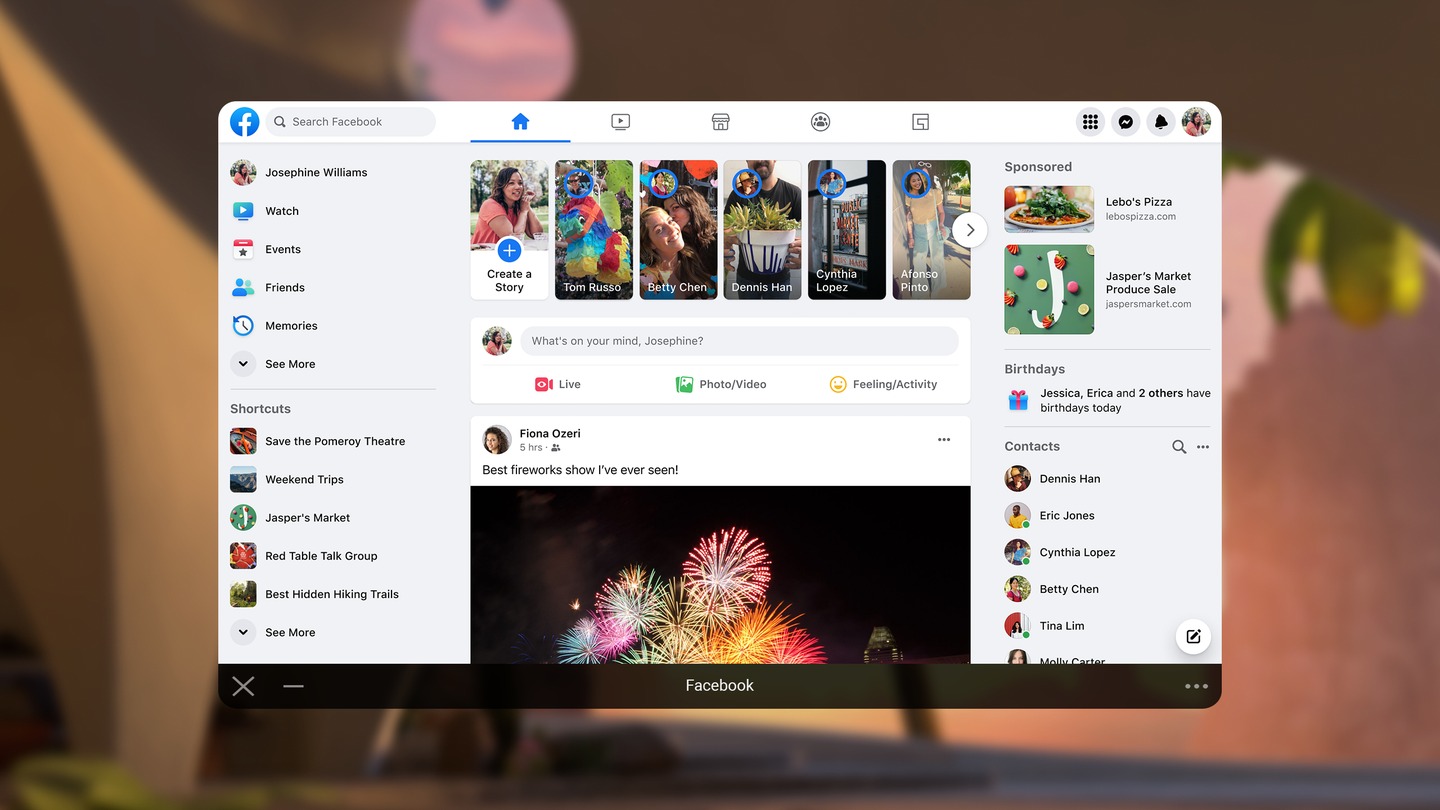 Facebook (Beta) Screenshot 0