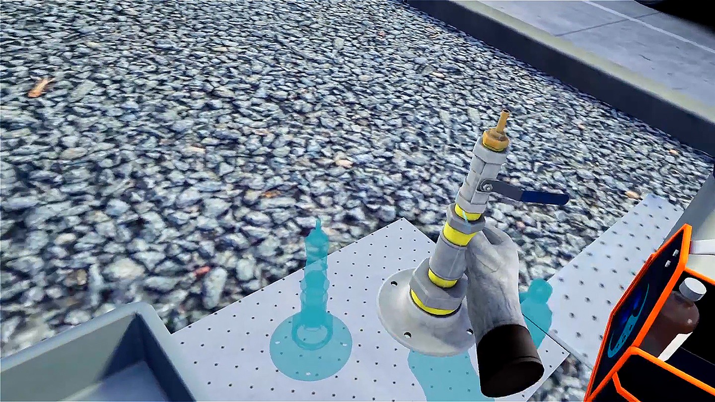 Transformer Oil Sampling VR Training Screenshot 3