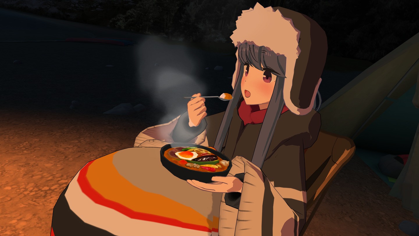 Laid-Back Camp - Virtual - Lake Motosu Screenshot 0