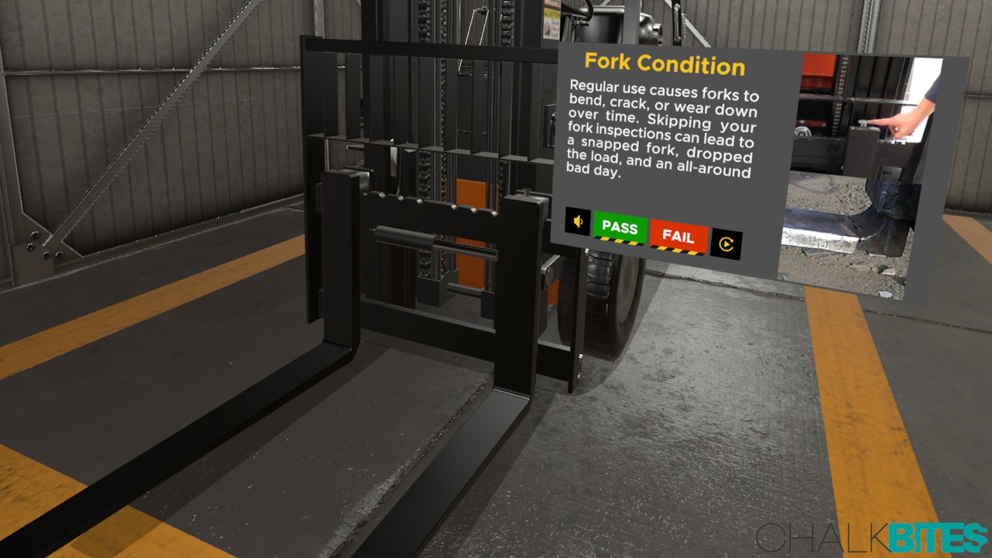 Enterprise Forklift OSHA Training Simulator Screenshot 0