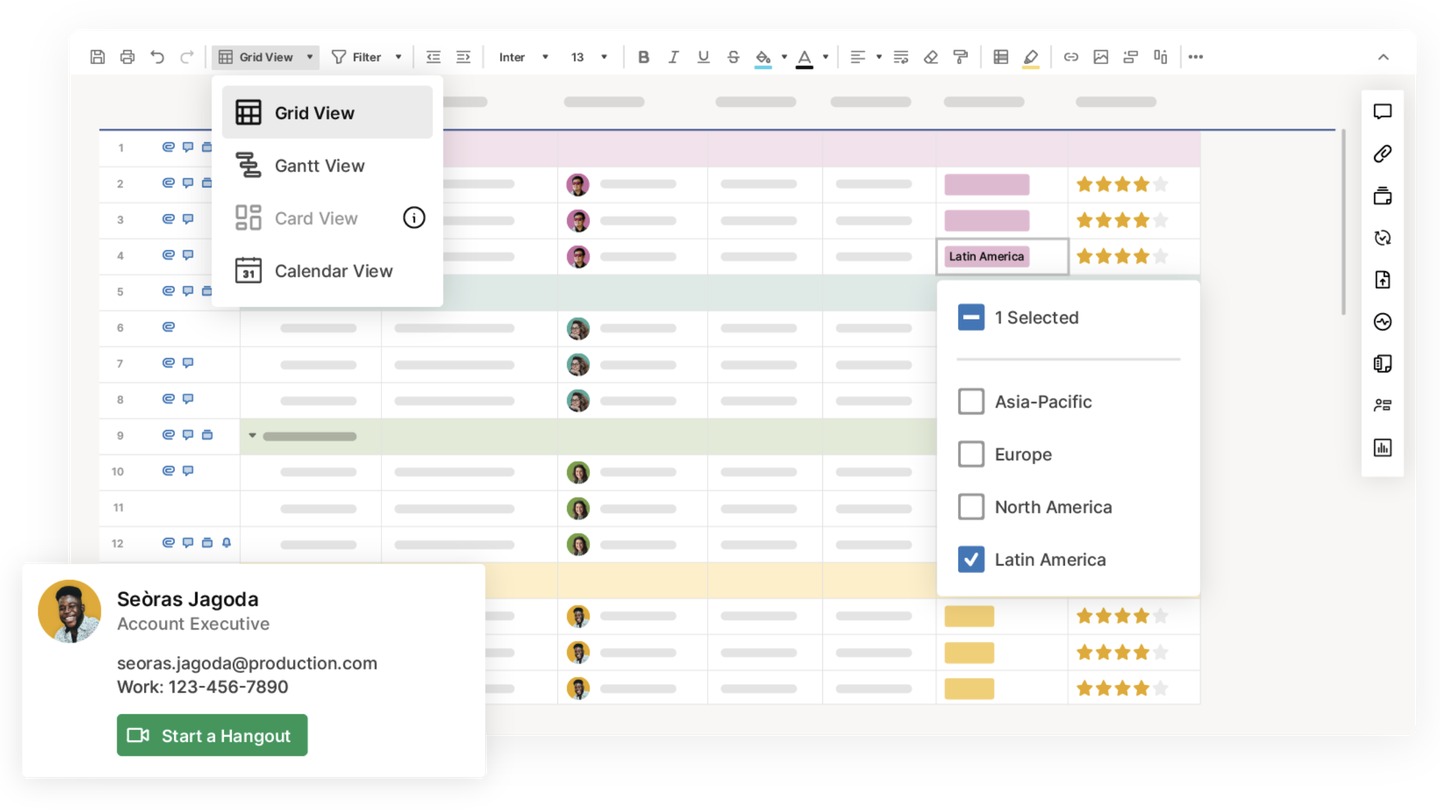 Smartsheet Screenshot 1