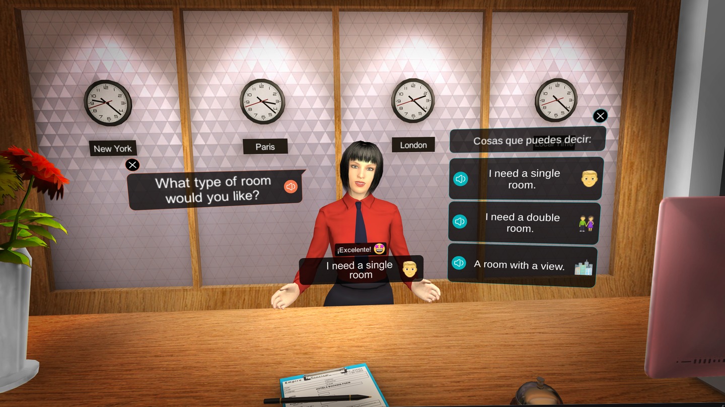 Mondly: Practice Languages in VR Screenshot 1