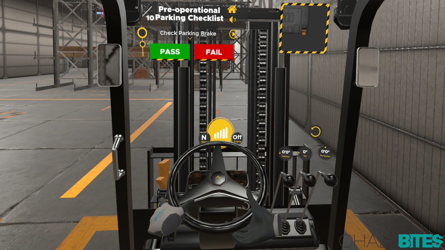 Enterprise Forklift OSHA Training Simulator Screenshot 2