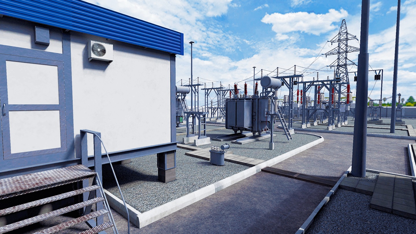 High Voltage Electrical Substation Training Screenshot 2