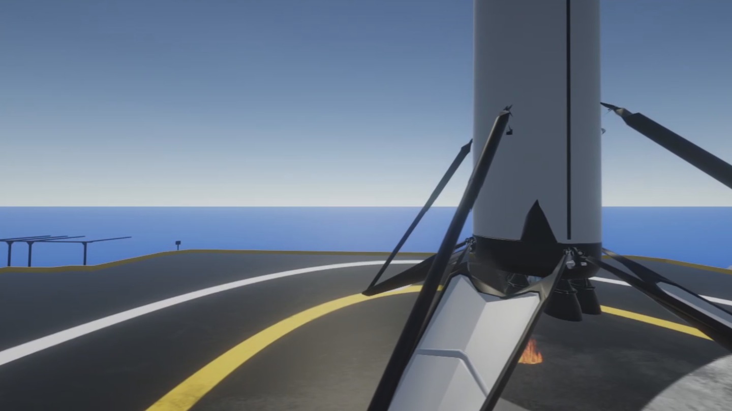 Falcon9 Landing Simulator Screenshot 4