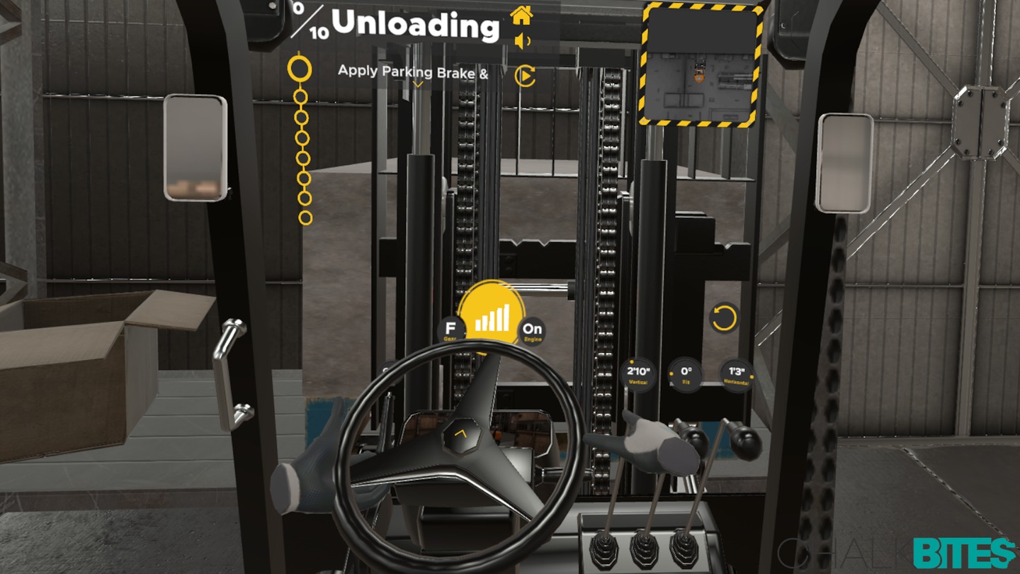 Enterprise Forklift OSHA Training Simulator Screenshot 4