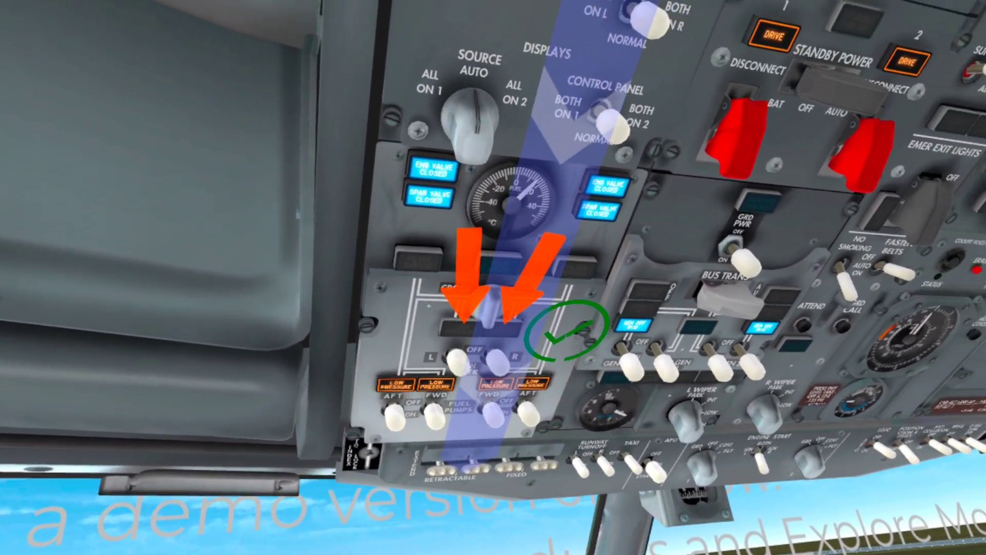 VRflow B737NG Demo Screenshot 3