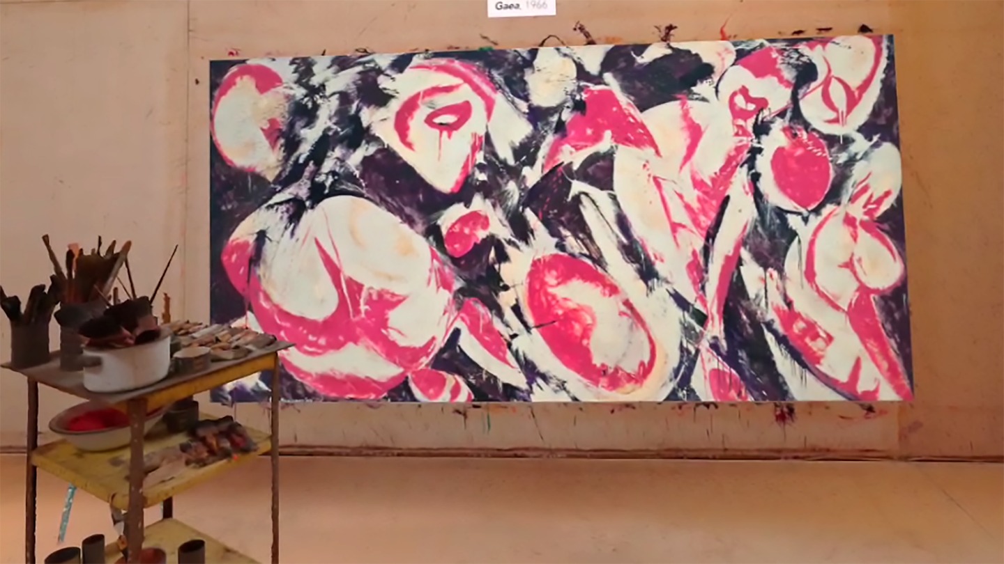 Tracing Paint - The Pollock Krasner Studio in Virtual Reality Screenshot 3