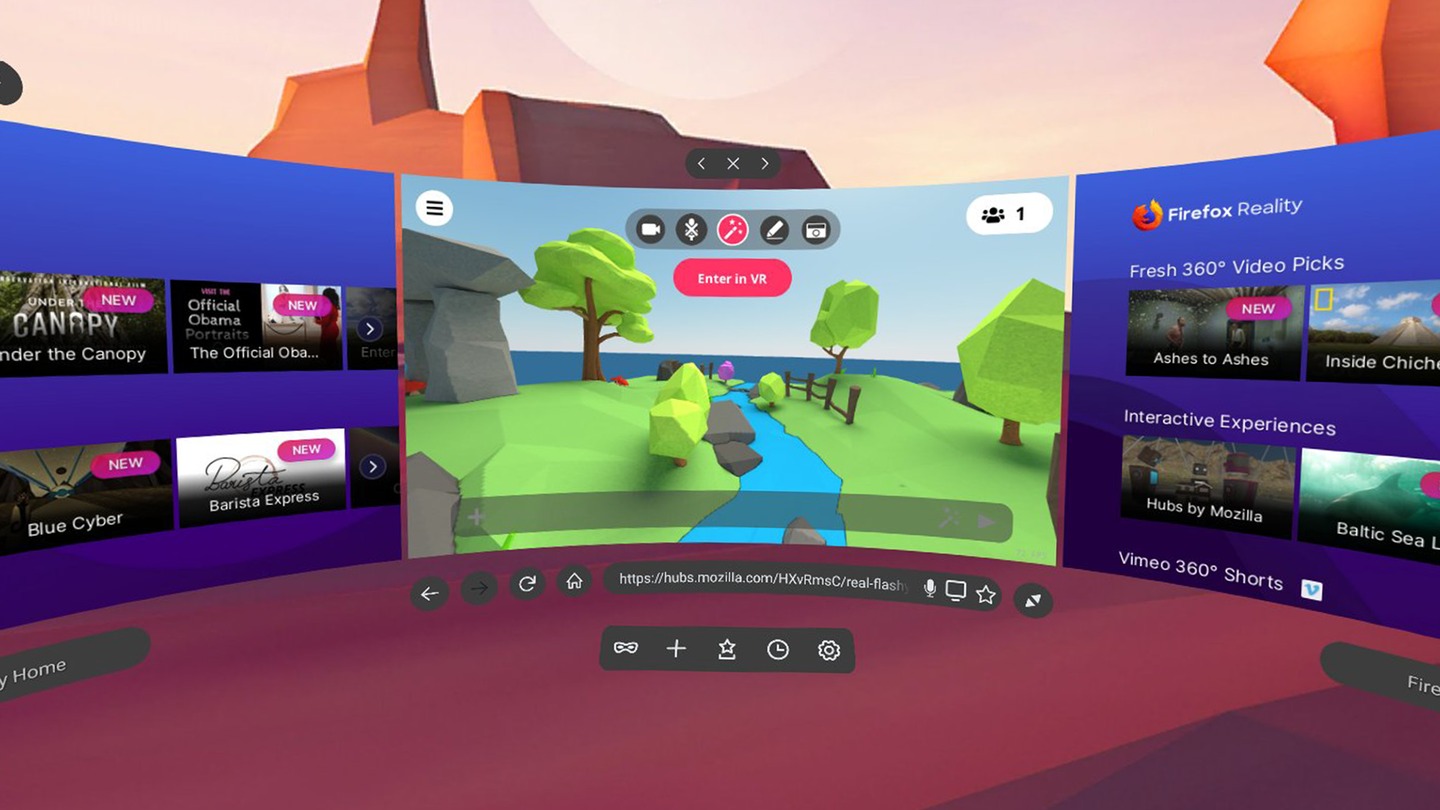 Firefox Reality Screenshot 0