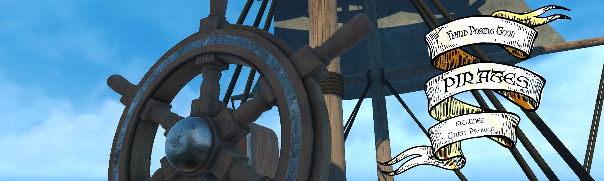 Hand Posing Tool: Pirates! Download on AppPage 